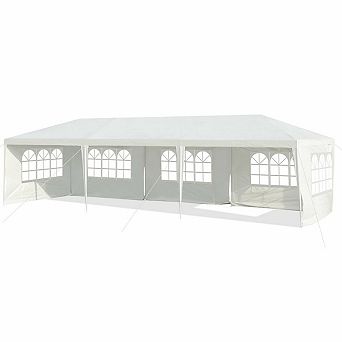 Gymax 10'x30' Heavy-duty Gazebo Wedding Canopy Party Pavilion Outdoor