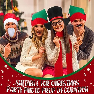 3-Piece Christmas Apron and Hat Costume Kit