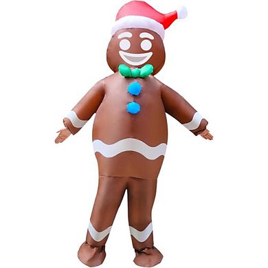 2-Pack Inflatable Christmas Tree & Gingerbread Costume