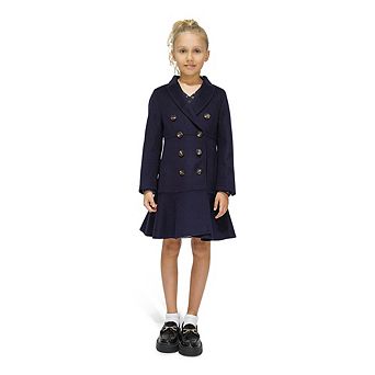 Good Manners Wool Blend Fitted Coat