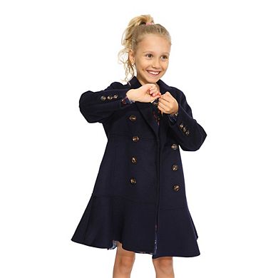 Good Manners Wool Blend Fitted Coat