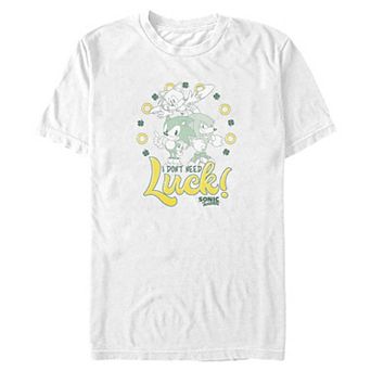 Big & Tall Sonic the Hedgehog I Don't Need Luck Graphic Tee