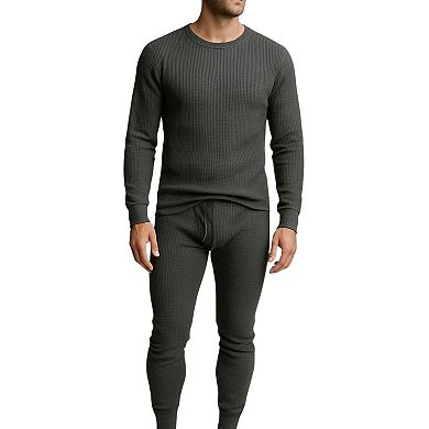 Mens 2 Pack Thermals Set 4 Piece Top and Bottom Full Sets