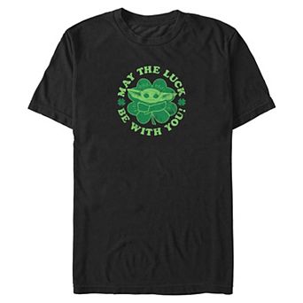 Big & Tall Star Wars Grogu May The Luck Be With You Graphic Tee