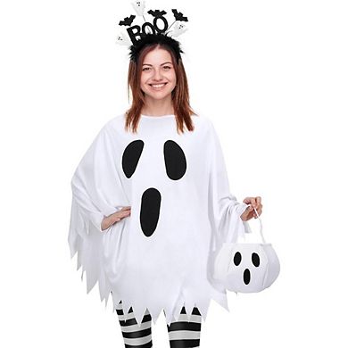 Adult Ghost Costume Set with Accessories