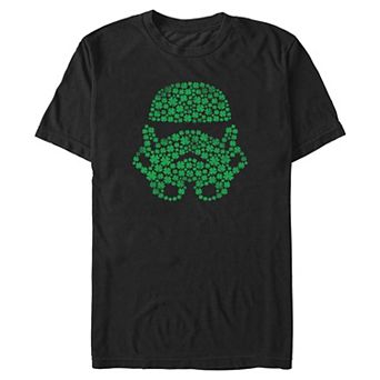 Big & Tall Star Wars Stormtrooper Clovers Helmet Graphic Tee