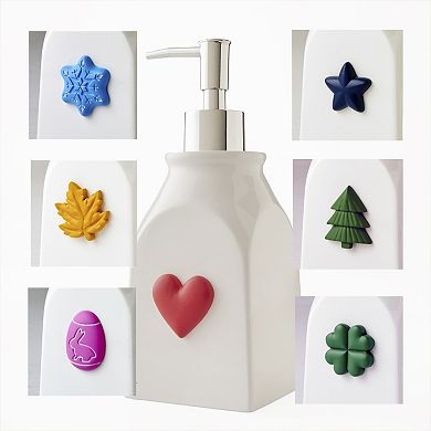 SKL Home Seasonal Resin Lotion Pump & 7 Magnetic Attachments
