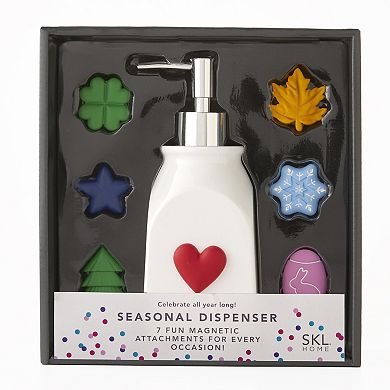 SKL Home Seasonal Resin Lotion Pump & 7 Magnetic Attachments