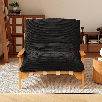 Bean Bag Chair for Adults，Comfy Recliner Reading Accent Armrest Chair