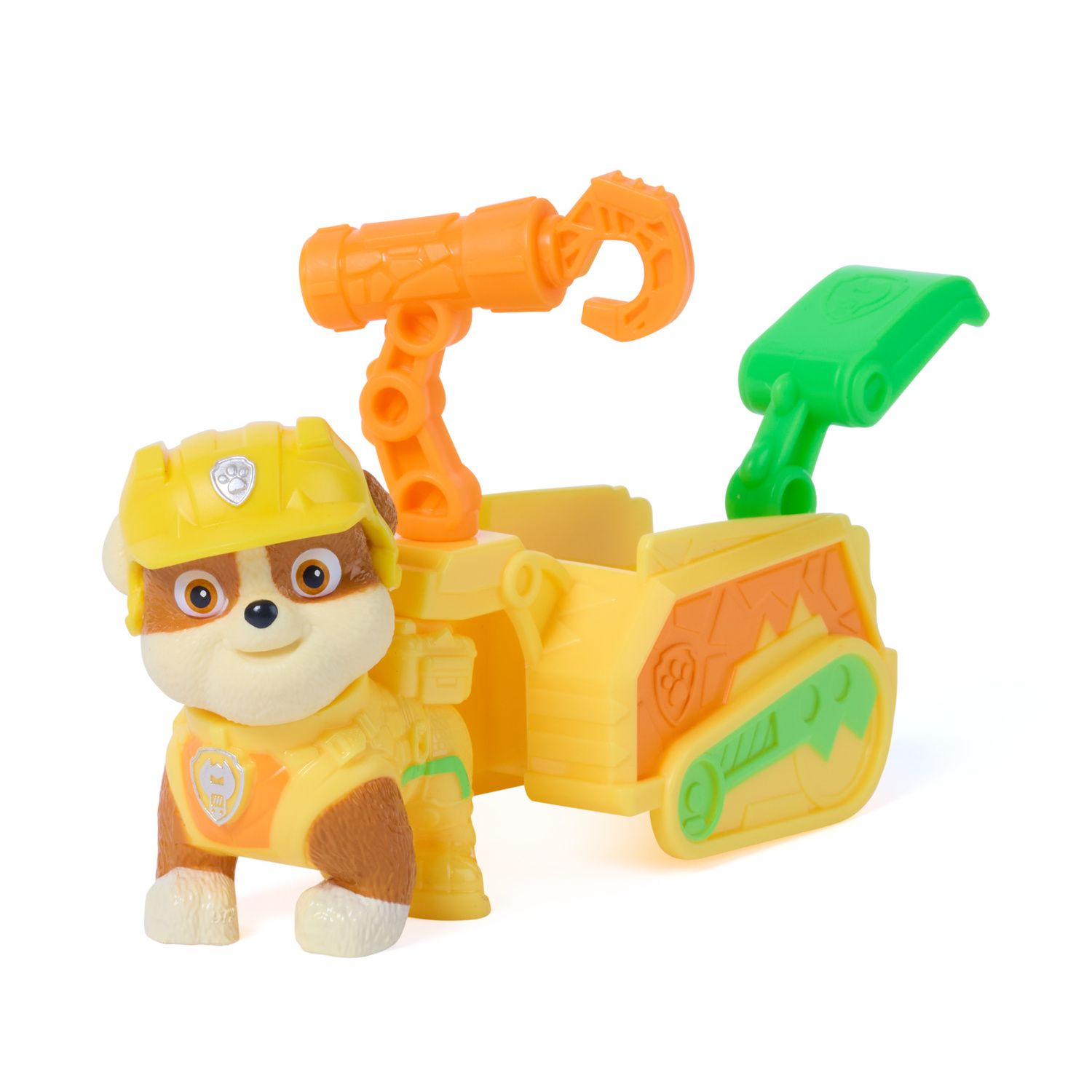 Детские фигурки Paw Patrol The Dino Movie Rubble Dino Tool Pack with Attachable Rescue Trailer — фото 6