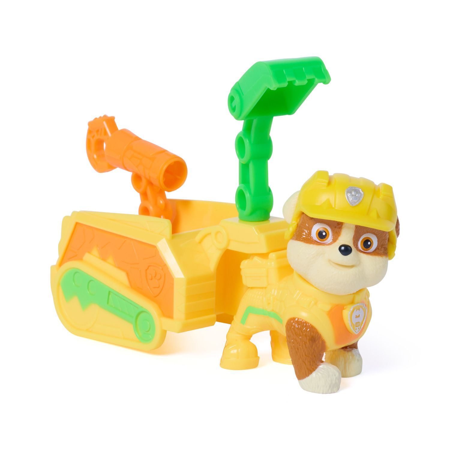 Детские фигурки Paw Patrol The Dino Movie Rubble Dino Tool Pack with Attachable Rescue Trailer — фото 7