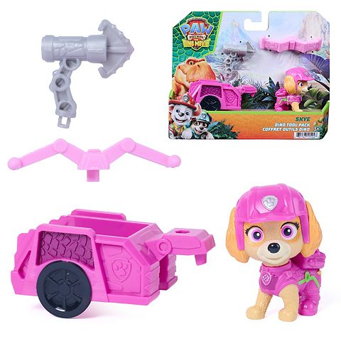 Детские фигурки Paw Patrol The Dino Movie Skye Dino Tool Pack Action Figure with Attachable Rescue Trailer