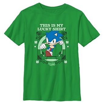 Boys 6-20 Sonic The Hedgehog This Is My Lucky Shirt Graphic Tee