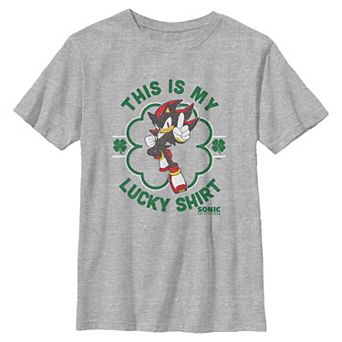 Boys 6-20 Sonic The Hedgehog This Is My Lucky Shirt Graphic Tee