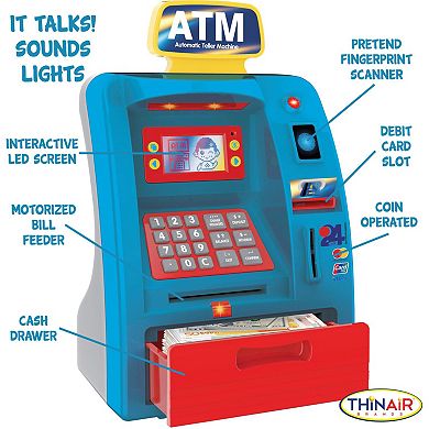 Playful Minds ATM Interactive Machine with Lights & Sounds