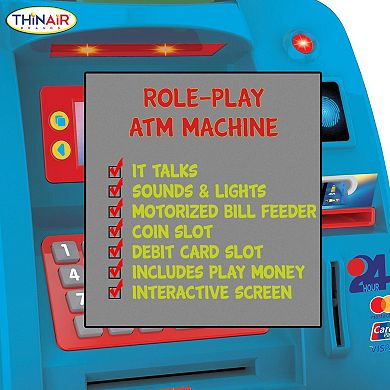 Playful Minds ATM Interactive Machine with Lights & Sounds
