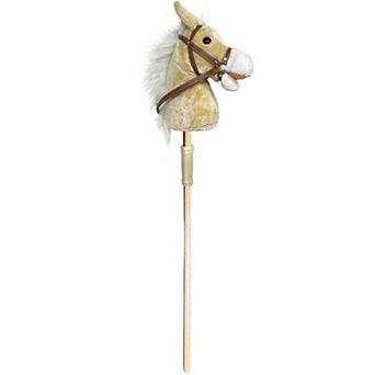 Thin Air Brands Realistic Sounds Stick Pony Palomino Rideable Plush Toy