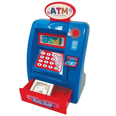 Thin Air Brands Mini ATM Motorized Bill Feeder & Lights Sounds Toy Machine