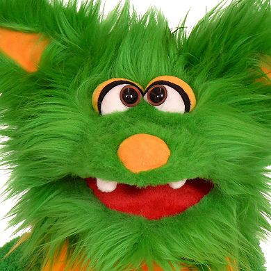 Thin Air Brands Living Puppets Rocky The Friendly Monster 16-Inch Plush Hand Puppet