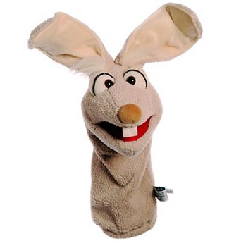 Thin Air Brands Living Puppets Fred The Rabbit 17-Inch Plush Hand Puppet With Moving Mouth