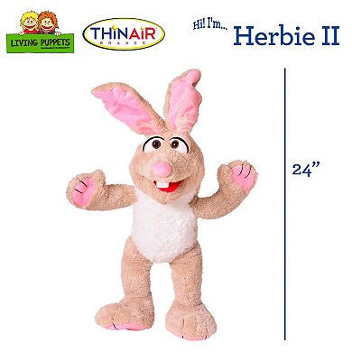 Thin Air Brands Living Puppets Herbie II 24-Inch Plush Hand Puppet with Moving Mouth