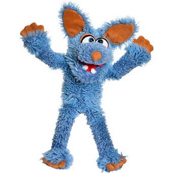 Thin Air Brands Living Puppets 18-Inch Plush Hand Puppet Fizz The Blue Dog