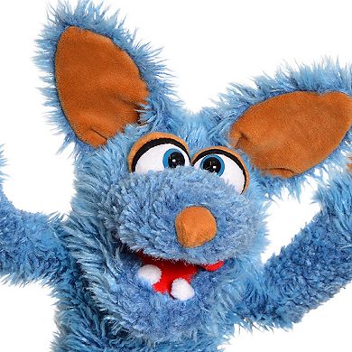 Thin Air Brands Living Puppets 18-Inch Plush Hand Puppet Fizz The Blue Dog