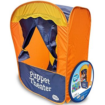 Thin Air Brands Playful Minds Pop-Up Puppet Theater 41-Inch Portable Toy Play Tent