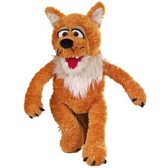Thin Air Brands Living Puppets Knox The Fox 17-Inch Plush Hand Puppet Moving Mouth Soft Animal Companion