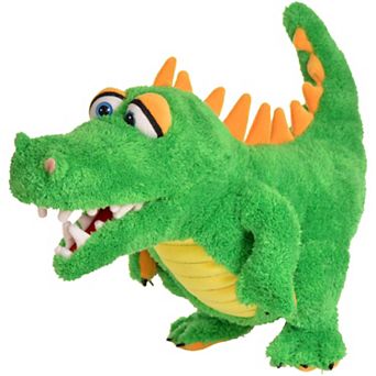 Thin Air Brands Living Puppets Later Gator 17-Inch Plush Hand Puppet With Moving Mouth