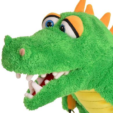 Thin Air Brands Living Puppets Later Gator 17-Inch Plush Hand Puppet With Moving Mouth