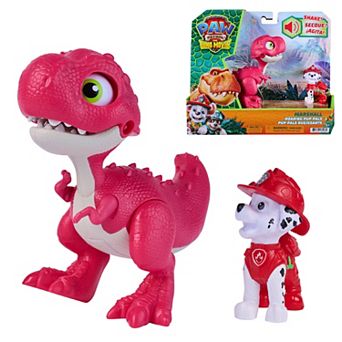 PAW Patrol: The Dino Movie Marshall Roaring Pup Pals 4-inch Interactive Dinosaur & Action Figure Toy