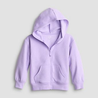 Baby & Toddler Girl Jumping Beans® Core Fleece Zip Hoodie