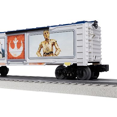Disney's Star Wars R2-D2 & C-3PO O Gauge Model Train Boxcar