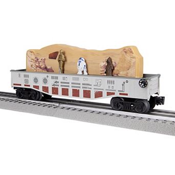 Disney's Star Wars Rebel Chasing Droids O Gauge Model Train Gondola Car