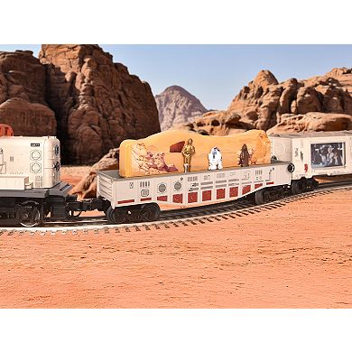Disney's Star Wars Rebel Chasing Droids O Gauge Model Train Gondola Car
