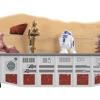 Disney's Star Wars Rebel Chasing Droids O Gauge Model Train Gondola Car