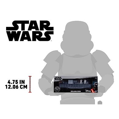 Disney's Star Wars Stormtroopers O Gauge Model Train Chasing Gondola Car