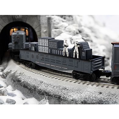 Disney's Star Wars Stormtroopers O Gauge Model Train Chasing Gondola Car