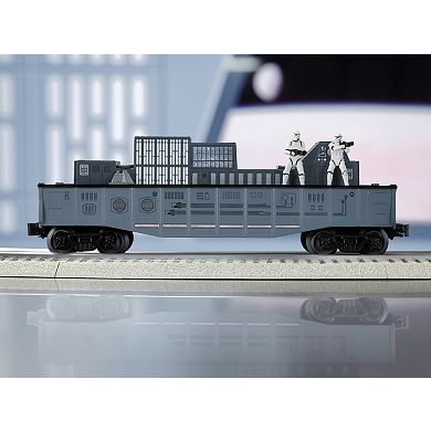 Disney's Star Wars Stormtroopers O Gauge Model Train Chasing Gondola Car