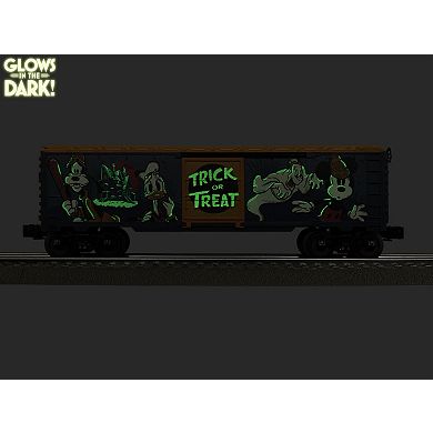 Disney's Mickey & Friends Glow in the Dark O Gauge Model Train Boxcar