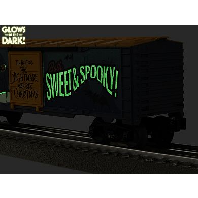 Disney's The Nightmare Before Christmas Glow in the Dark O Gauge Model Train Boxcar