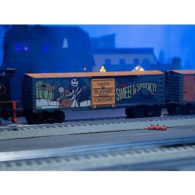 Disney's The Nightmare Before Christmas Glow in the Dark O Gauge Model Train Boxcar