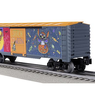 Disney's Stitch Glow in the Dark Halloween O Gauge Model Train Boxcar