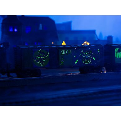 Disney's Stitch Glow in the Dark Halloween O Gauge Model Train Boxcar