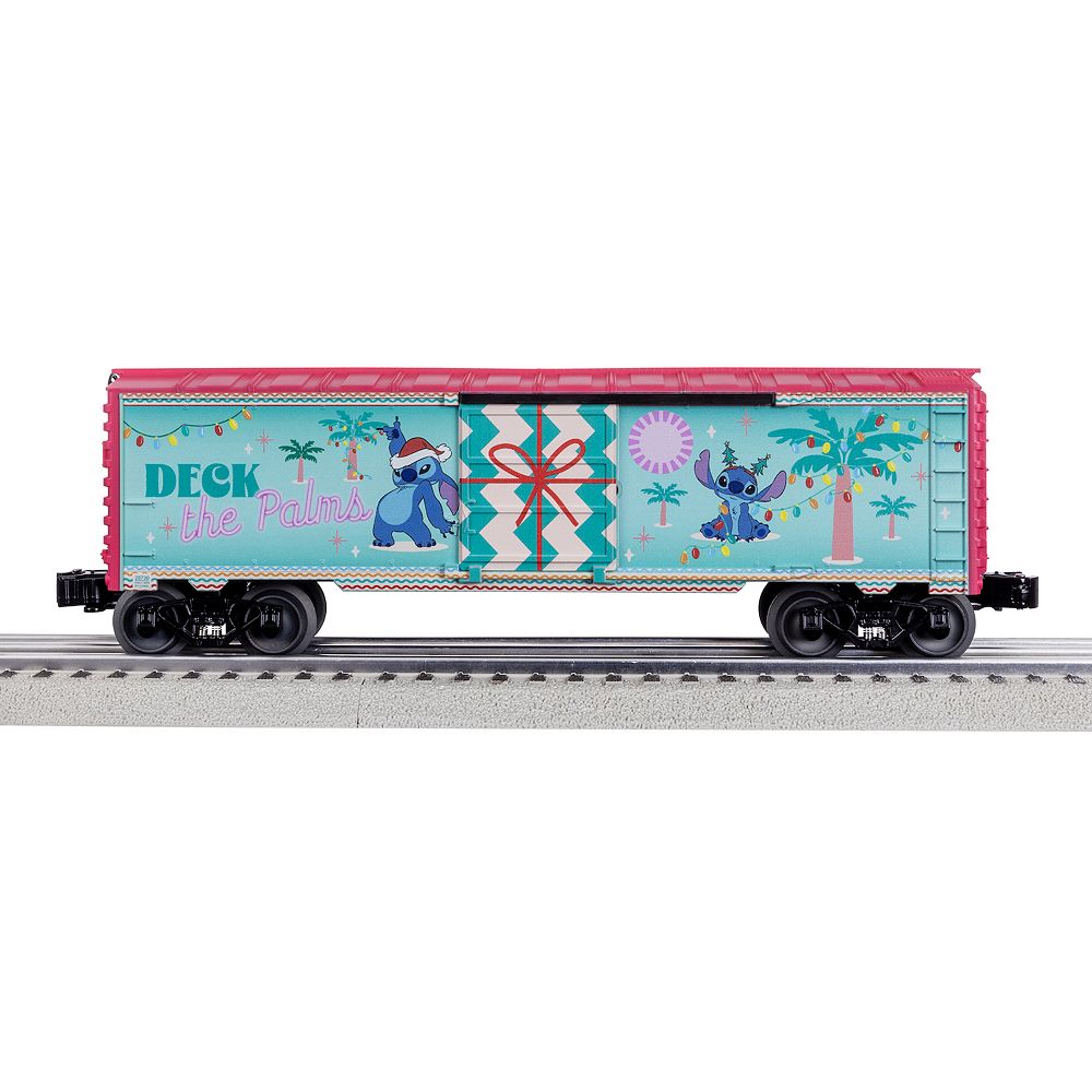 Disney's Stitch Christmas O Gauge Model Train Boxcar