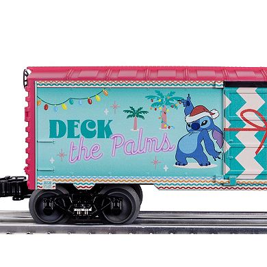 Disney's Stitch Christmas O Gauge Model Train Boxcar