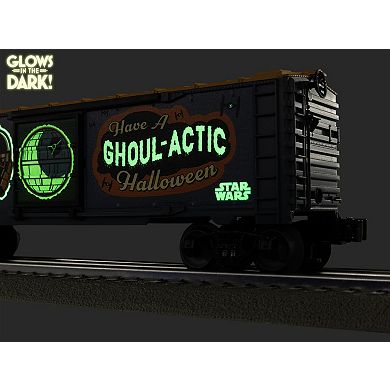 Disney's Star Wars Glow in the Dark Halloween O Gauge Model Train Boxcar