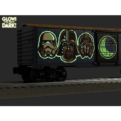 Disney's Star Wars Glow in the Dark Halloween O Gauge Model Train Boxcar