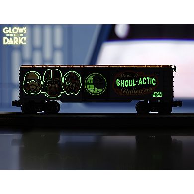Disney's Star Wars Glow in the Dark Halloween O Gauge Model Train Boxcar
